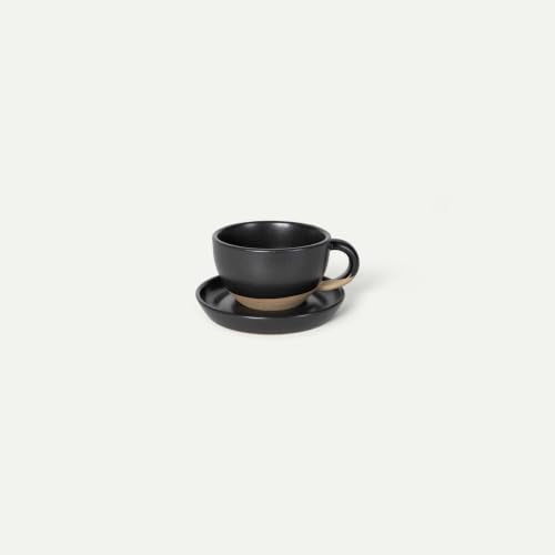 Ceramic Latte Art Mug With Saucer (22 Count)