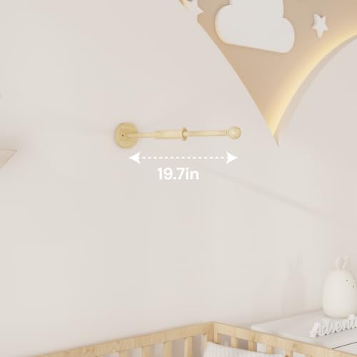 Wooden Wall Mount Crib Mobile Arm