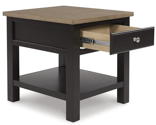Drazmine Casual End Table with 1 Lower Shelf