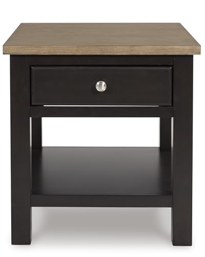 Drazmine Casual End Table with 1 Lower Shelf