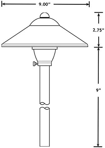 VOLT Max Spread 12V Solid Copper Mini Path Light