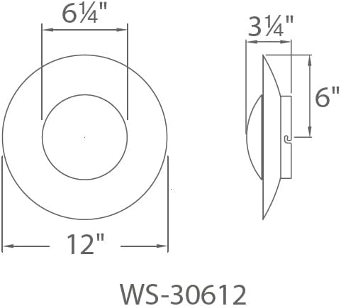 Modern Forms Blaze 12in LED Wall Sconce 3000K in Gold Leaf
