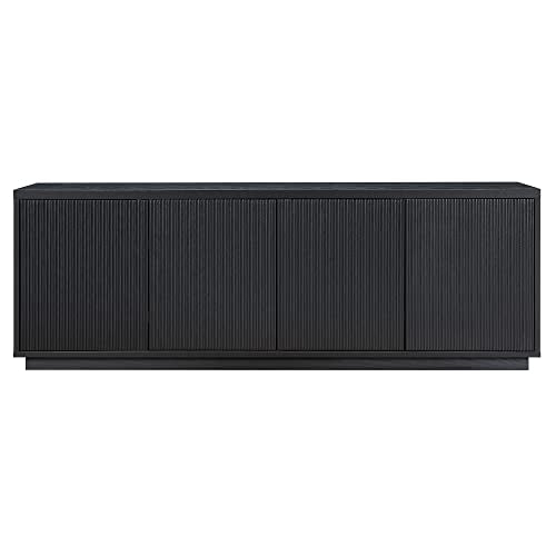 Hanson Rectangular TV Stand for TV's up to 75" in Black Grain