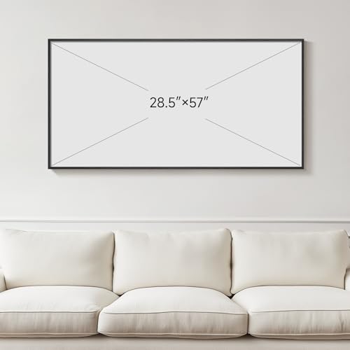 Large Framed Silver White Abstract Wall Art for Living Room