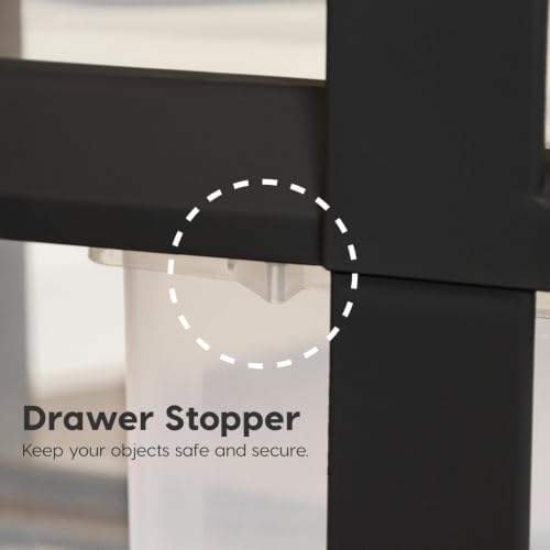 6 Drawer Rolling Storage Cart with Organizer Top