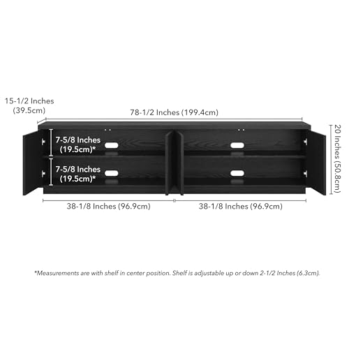 79" TV Stand for TVs up to 85"
