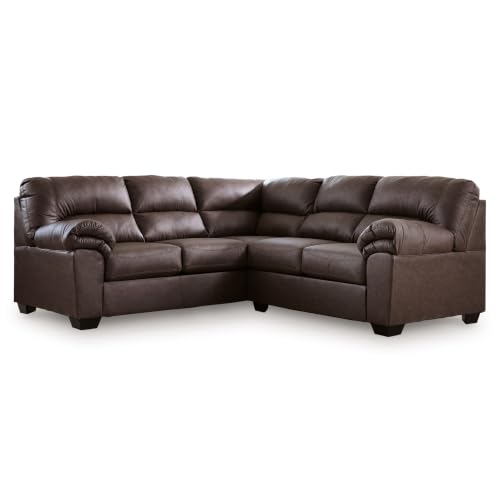 2 Piece Faux Leather Sectional Sofa