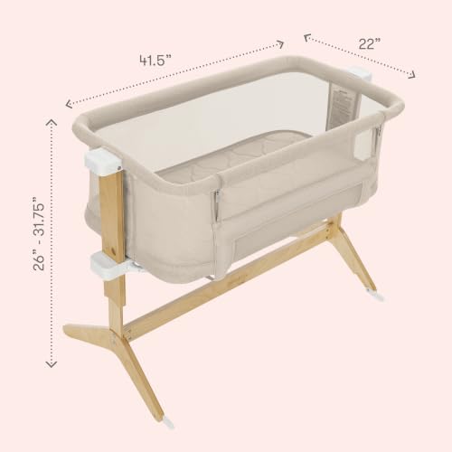 Bassinet & Bedside Sleeper with Mattress & Sheet