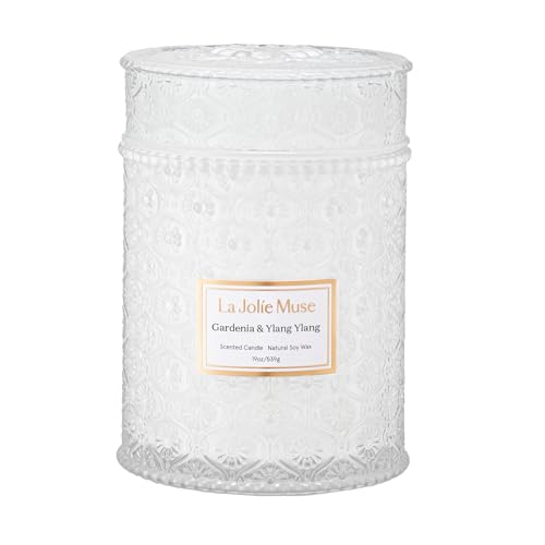 Gardenia & Ylang Ylang Scented Candles for Home (19.4 Ounce)