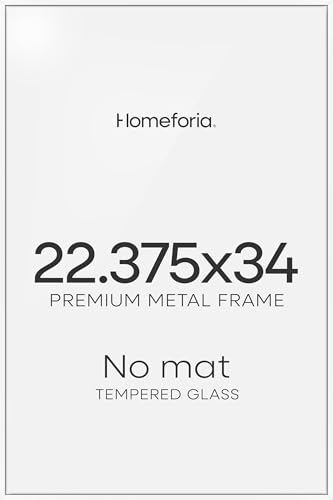 22.375x34 White Puzzle Poster Frame