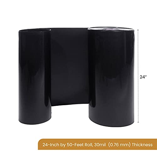 WB 24/30-50 Water/Bamboo Barrier, 24" x 50' roll-30 mil Thickness, Black