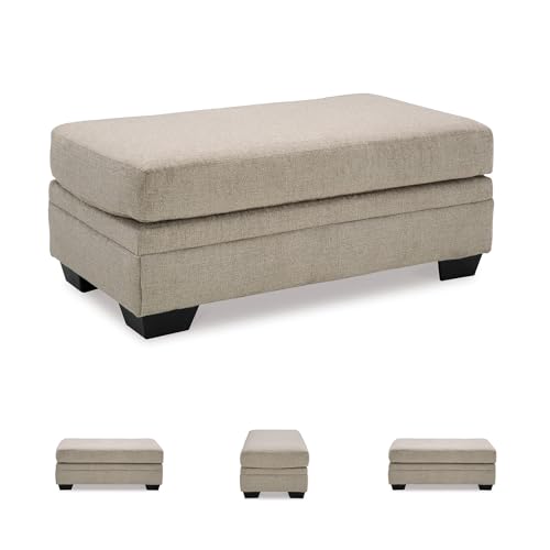 Stonemeade Rectangular Chenille Ottoman