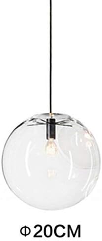 E27 Industrial Clear Glass Globe Shade Pendant Lighting Modern Kitchen LOFT