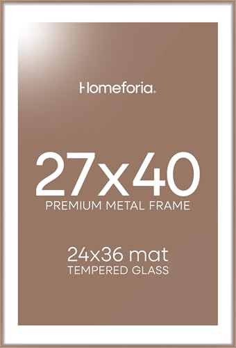 27x40 Mocha Poster Frame