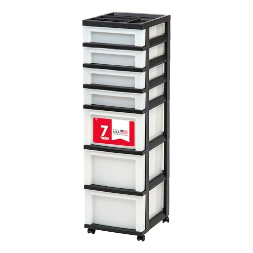 7 Drawer Rolling Storage Cart