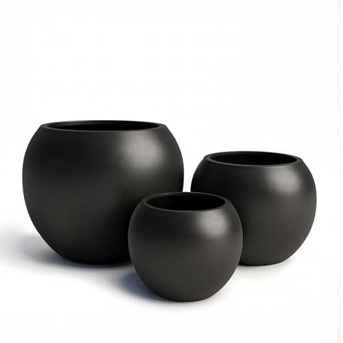 Fiberstone Globe Planter Indoor Outdoor