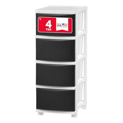 4 Drawer Slim Narrow Storage Organizer
