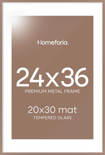 24x36 Mocha Poster Frame