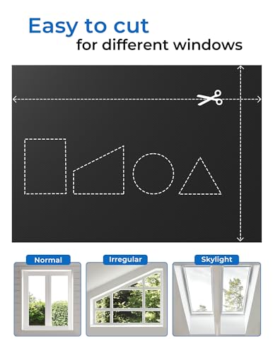 Blackout Curtains for Bedroom Portable 43"x60" Blackout Shades