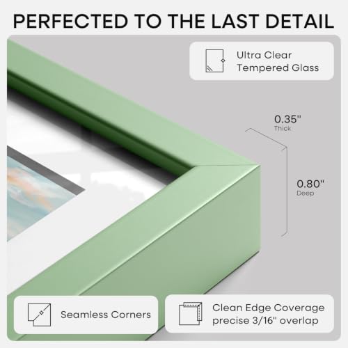 12x12 Green Picture Frame