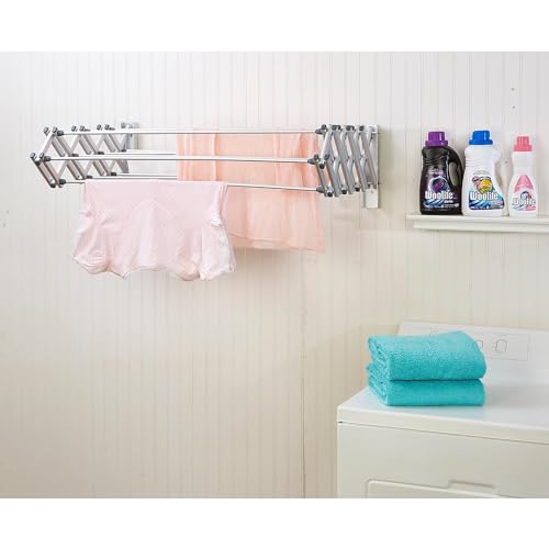 Aluminum 36" Collapsible Wall Drying Rack