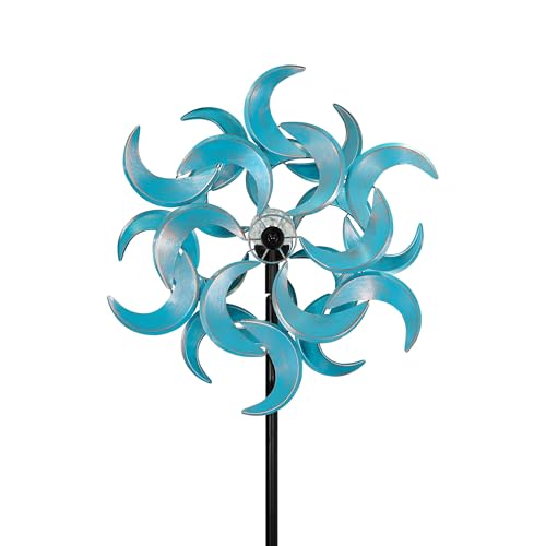 87" Wind Spinner Outdoor with Solar Light