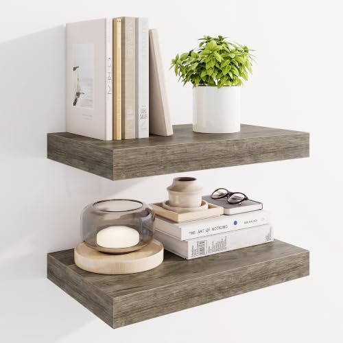 16" Floating Shelves for Wall (2 Count)