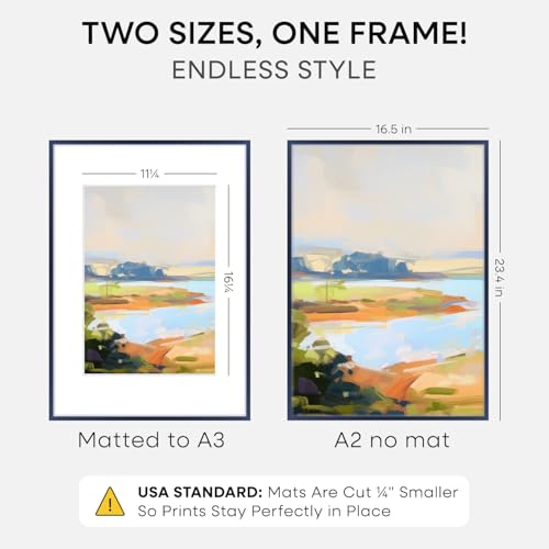 A2 Blue Picture Frame (2 Count)