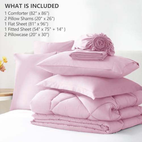 Full Size Comforter Sets Light Pink
