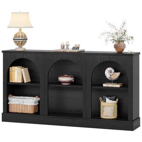 Black Console Table with Storage