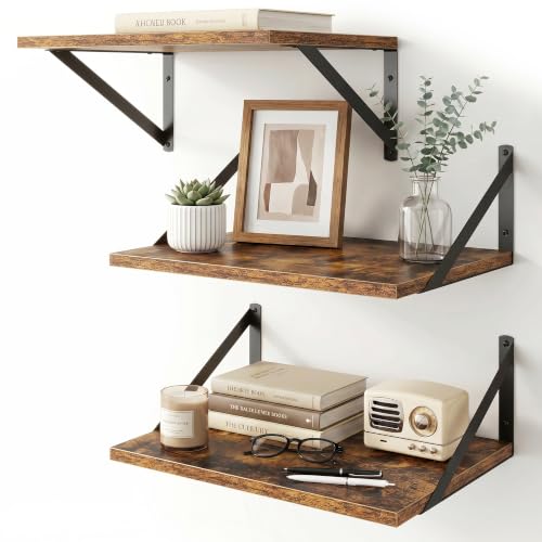 Floating Shelves 16 Inch Long (3 Count)