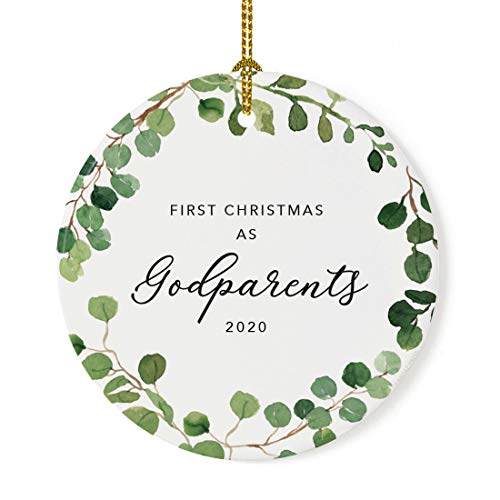 Custom Year Round Ceramic Porcelain Christmas Tree Ornament Keepsake Collectible Gift
