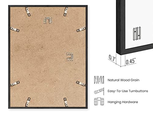Black Oak Wood 11x14 Picture Frame
