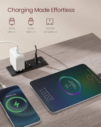 Nightstand with Charging Station