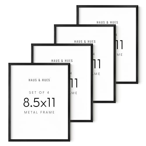 8.5x11 Black Metal Picture Frames