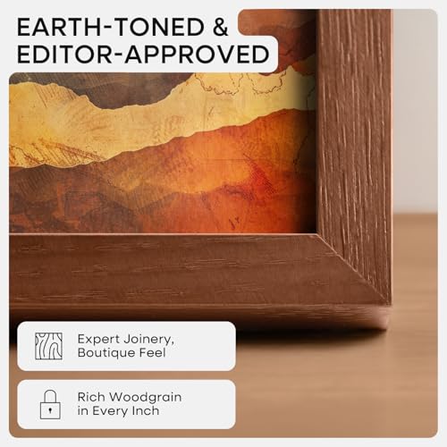 12x18 Brown Oak Picture Frame