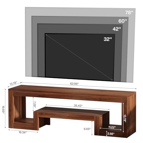 63 Inch TV Stand for 55