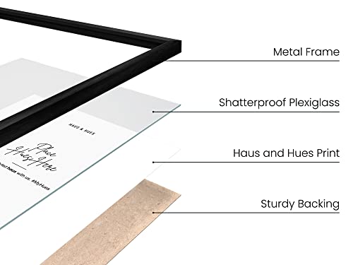 8x10 Black Metal Picture Frames (6 Count)