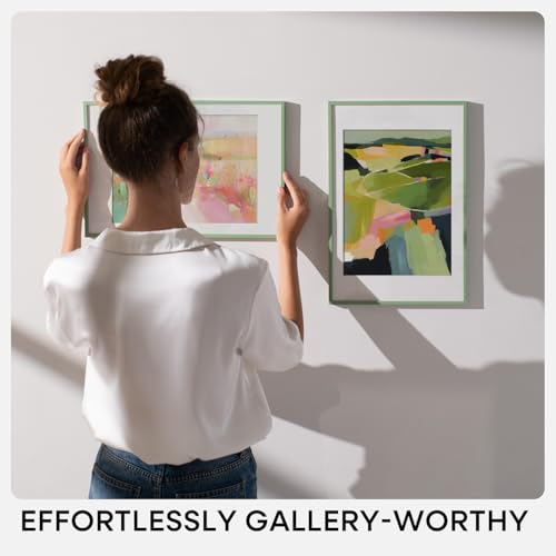 12x36 Green Picture Frame