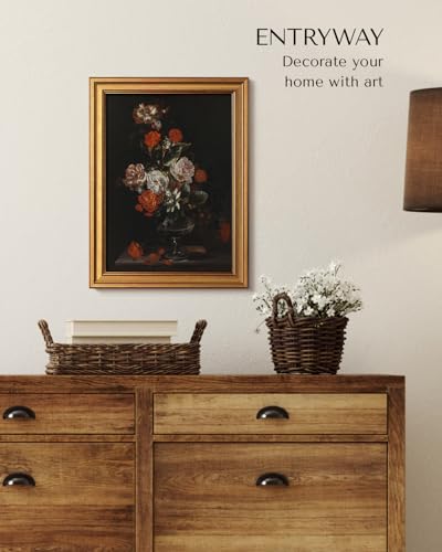Vintage Gold Framed Wall Art for Living Room