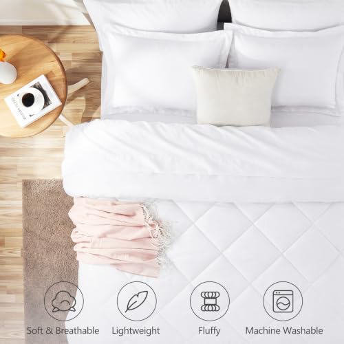 King Size Comforter Set White