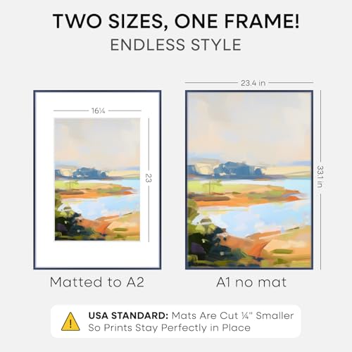 A1 Blue Poster Frame (2 Count)