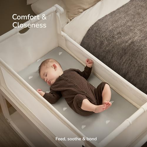 SnuzPod 5 Bedside Bassinet with Mattress