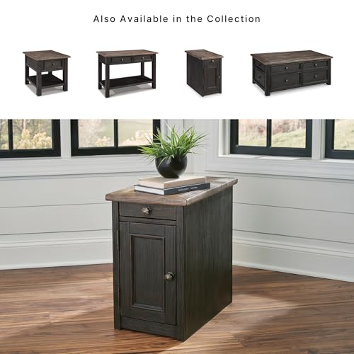 Narrow Chairside End Table