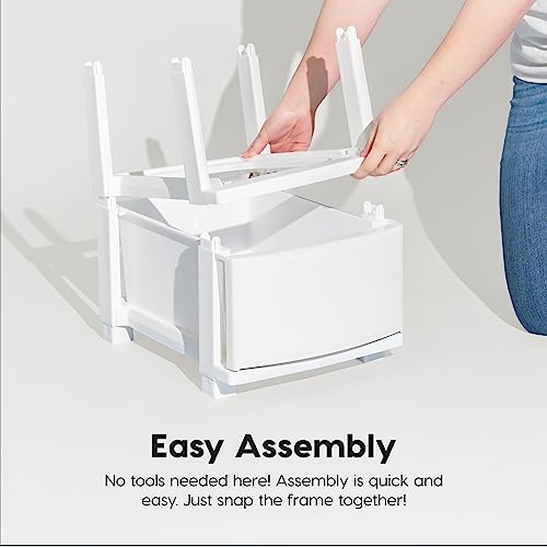 4 Drawer Slim Narrow Storage Organizer