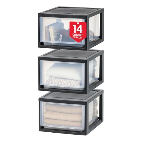 6 Pack Plastic Drawer Storage Organizer (6 Count)