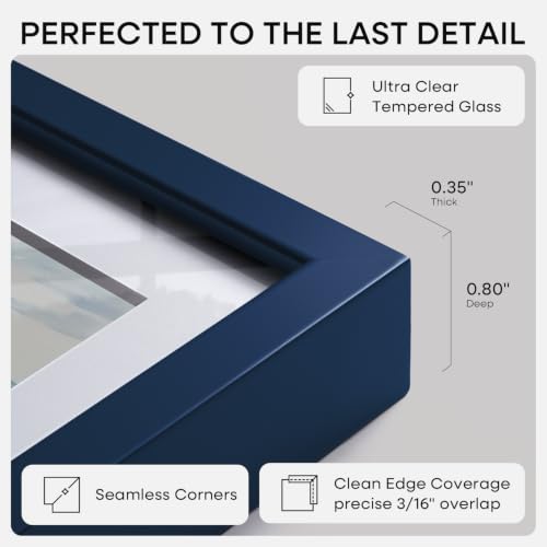 20x30 Blue Picture Frame (2 Count)