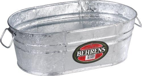 Behrens 4 gal. Steel Tub Oval