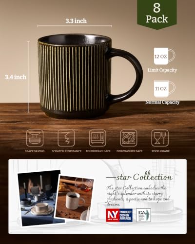 Coffee Mug Set of 8 (96 Count)