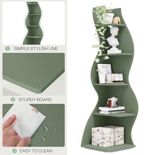 Corner Shelf Modern 5 (2 Count)
